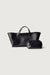 STRUCTURED LEATHER HANDBAG