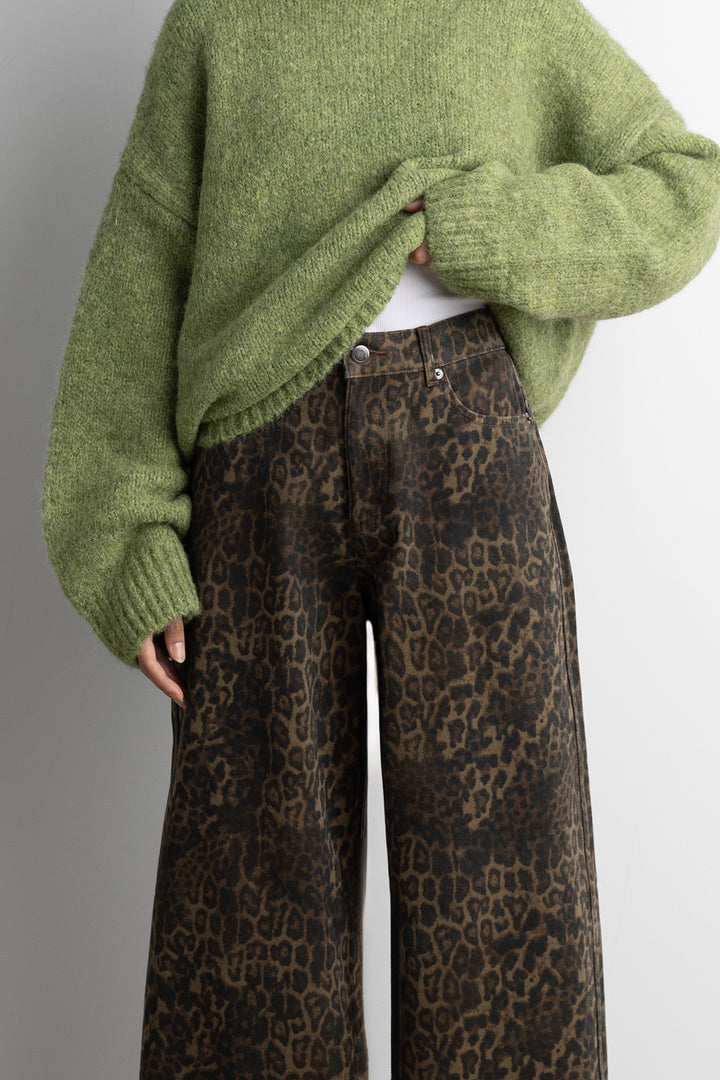 LEOPARD PRINT JEAN