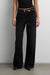 BLACK WASH WIDE LEG JEAN