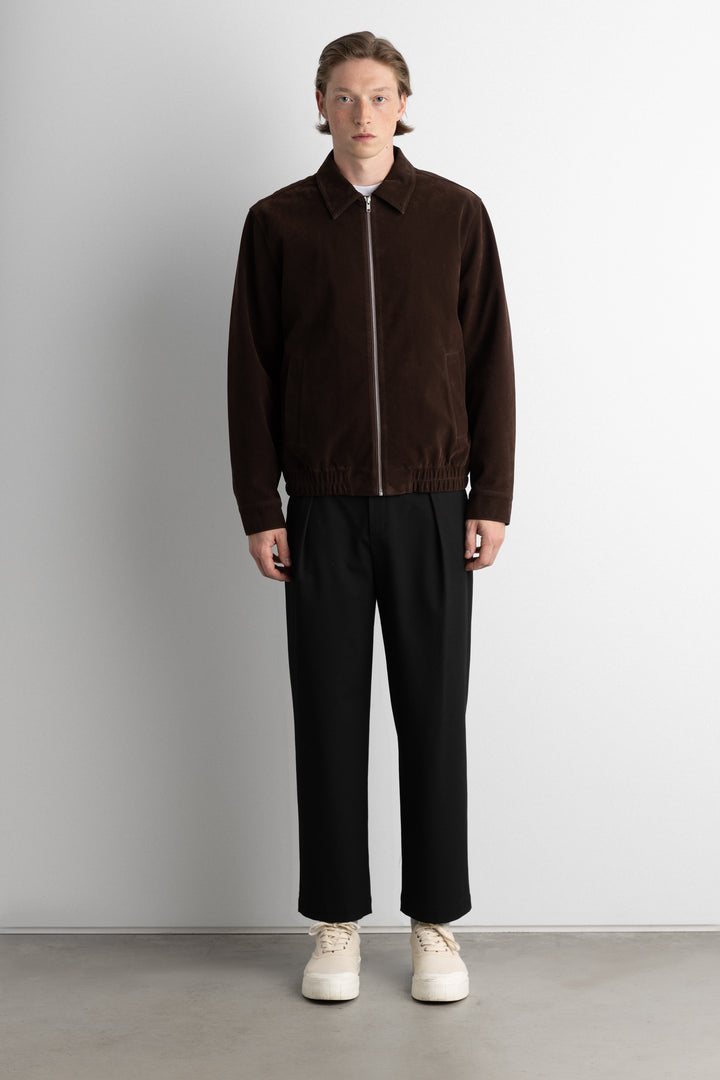 CLASSIC VEGAN SUEDE JACKET