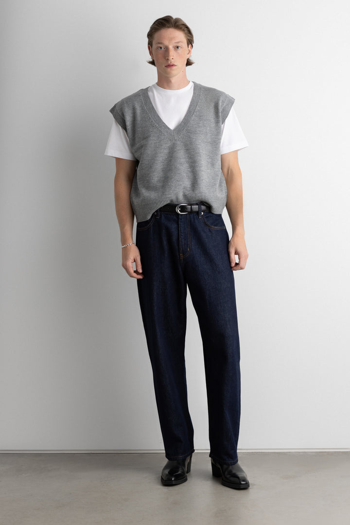 OVERSIZED SUPER WIDE LEG DENIM JEAN