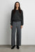 CROPPED HALF ELASTIC WAIST PANT