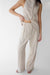 DOUBLE PLEATED WIDE LEG PANT