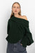 OVERSIZED SLOUCHY OFF THE SHOULDER SWEATER
