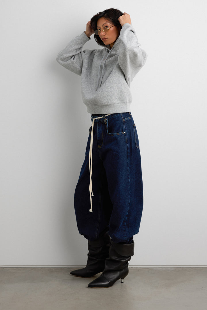 FLEECE STUDIO BOW GRAPHIC HOODIE