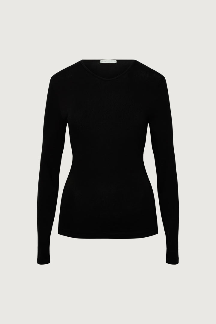 CLASSIC TENCEL LONG SLEEVE TOP