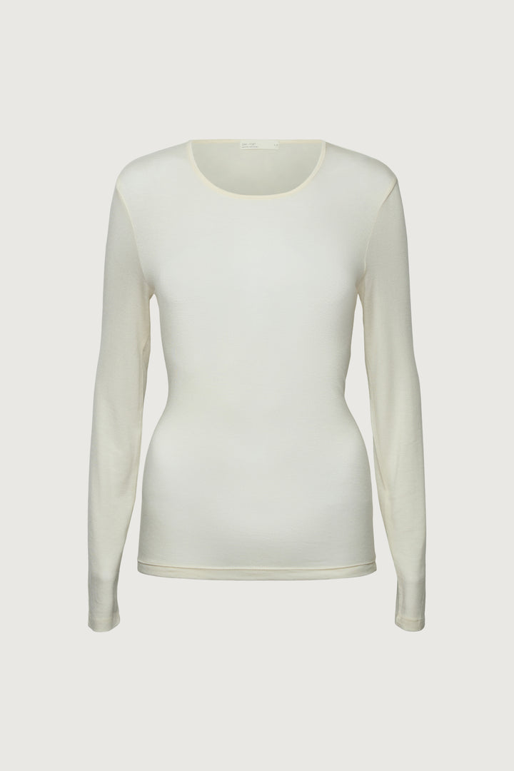 CLASSIC TENCEL LONG SLEEVE TOP
